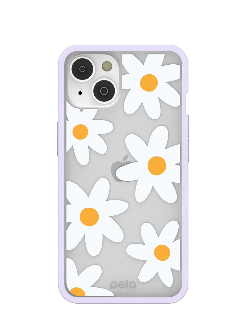 Clear Daisy iPhone 14 Case With Lavender Ridge