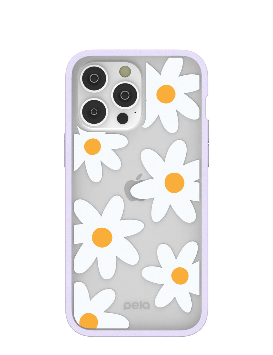 Clear Daisy iPhone 14 Pro Max Case With Lavender Ridge