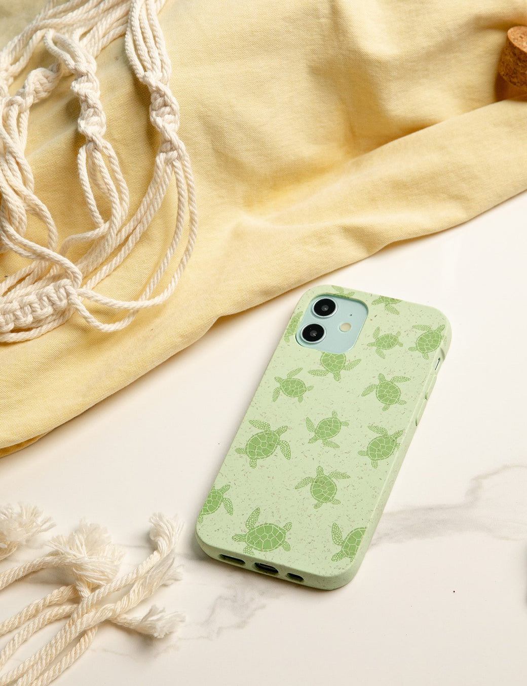 Sage Green Tiny Turtles iPhone 13 Pro Max Case