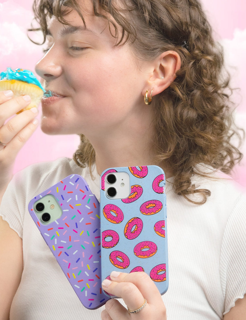 Powder Blue Donuts iPhone 12 Pro Max Case