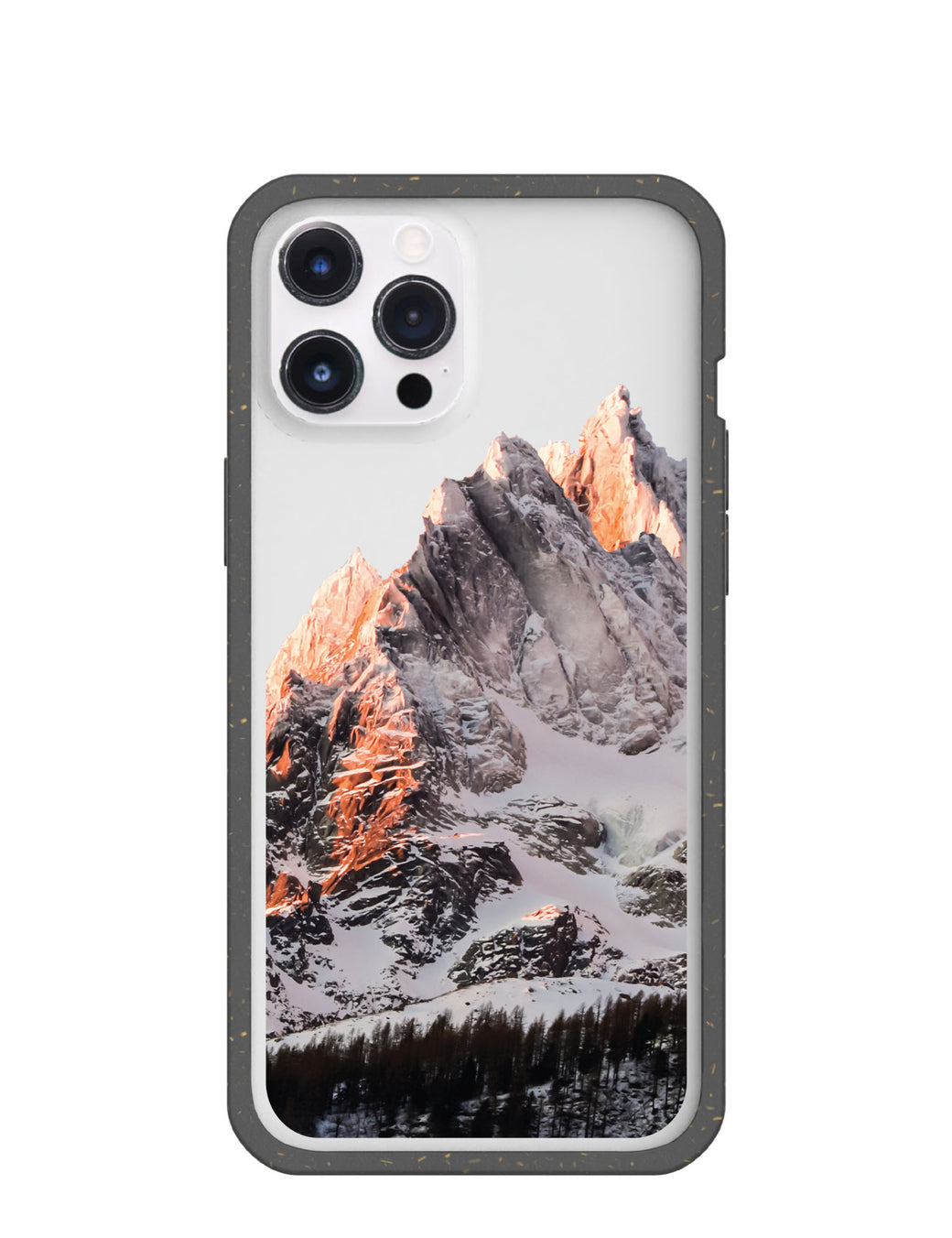Clear Alps iPhone 12 Pro Max Case With Black Ridge