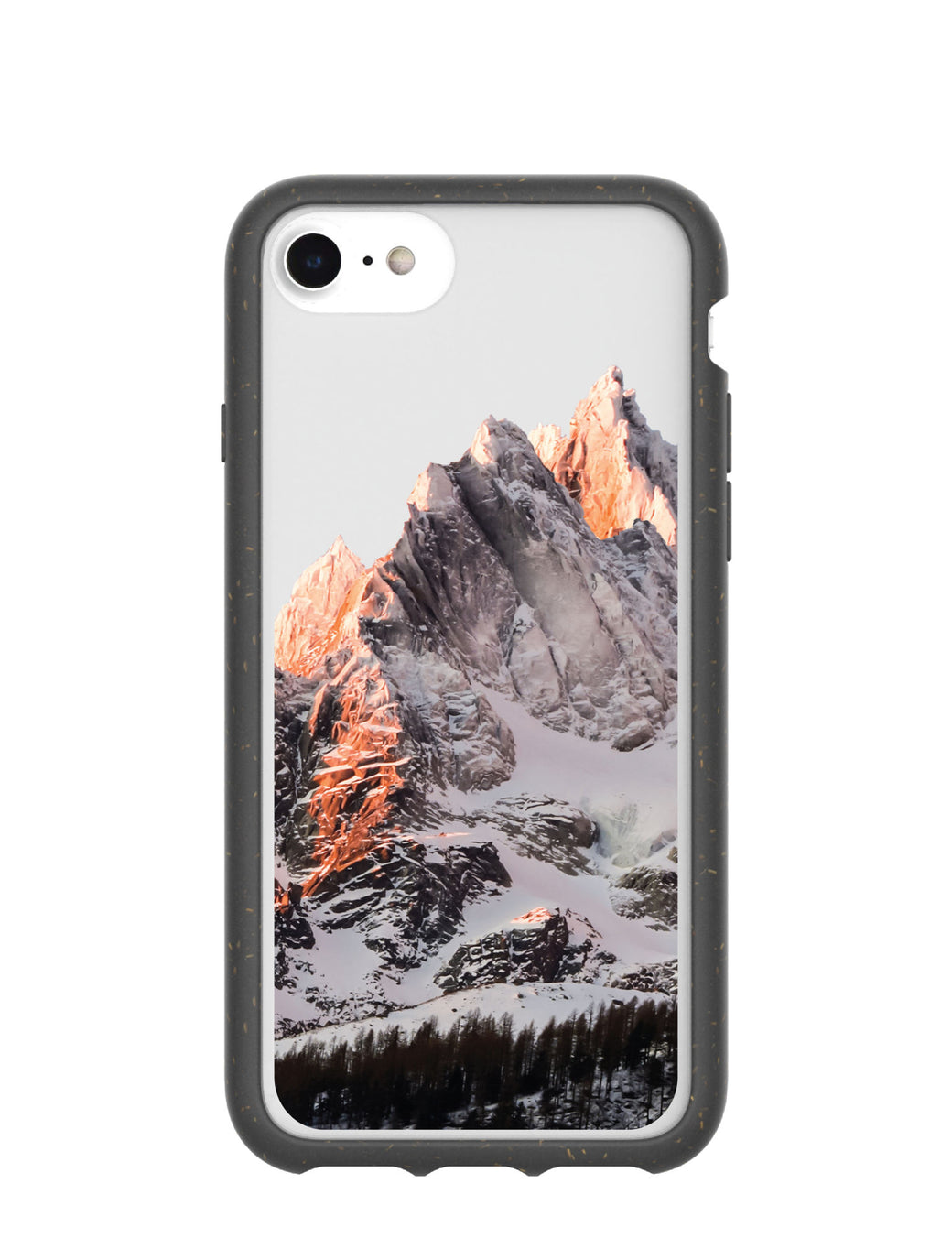Clear Alps iPhone 6/6s/7/8/SE Case With Black Ridge