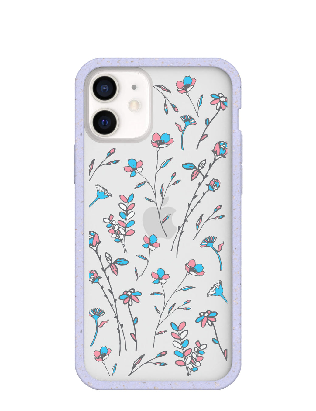 Clear Bloom iPhone 12 Mini Case With Lavender Ridge