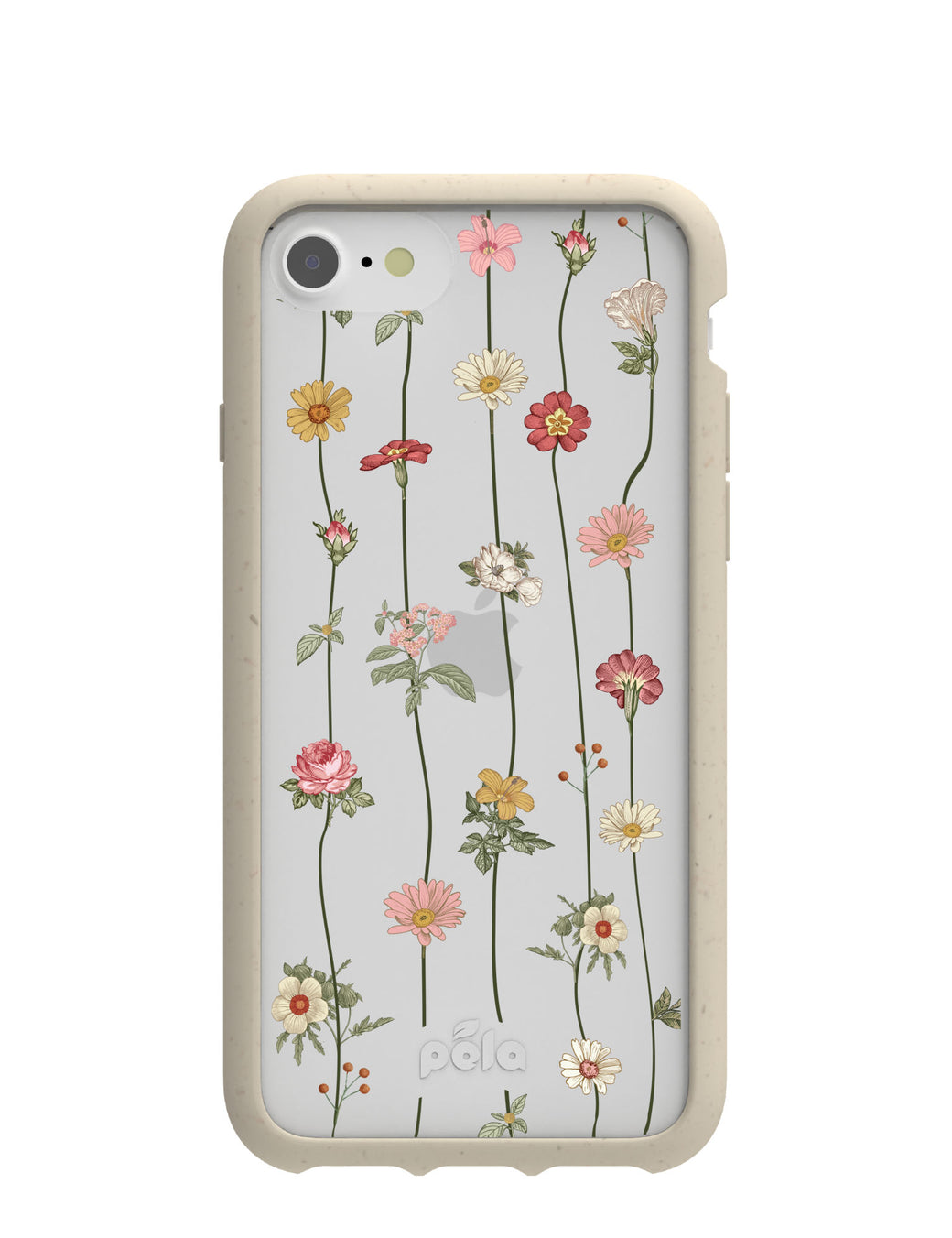 Clear Floral Vines iPhone 6/6s/7/8/SE Case With London Fog Ridge
