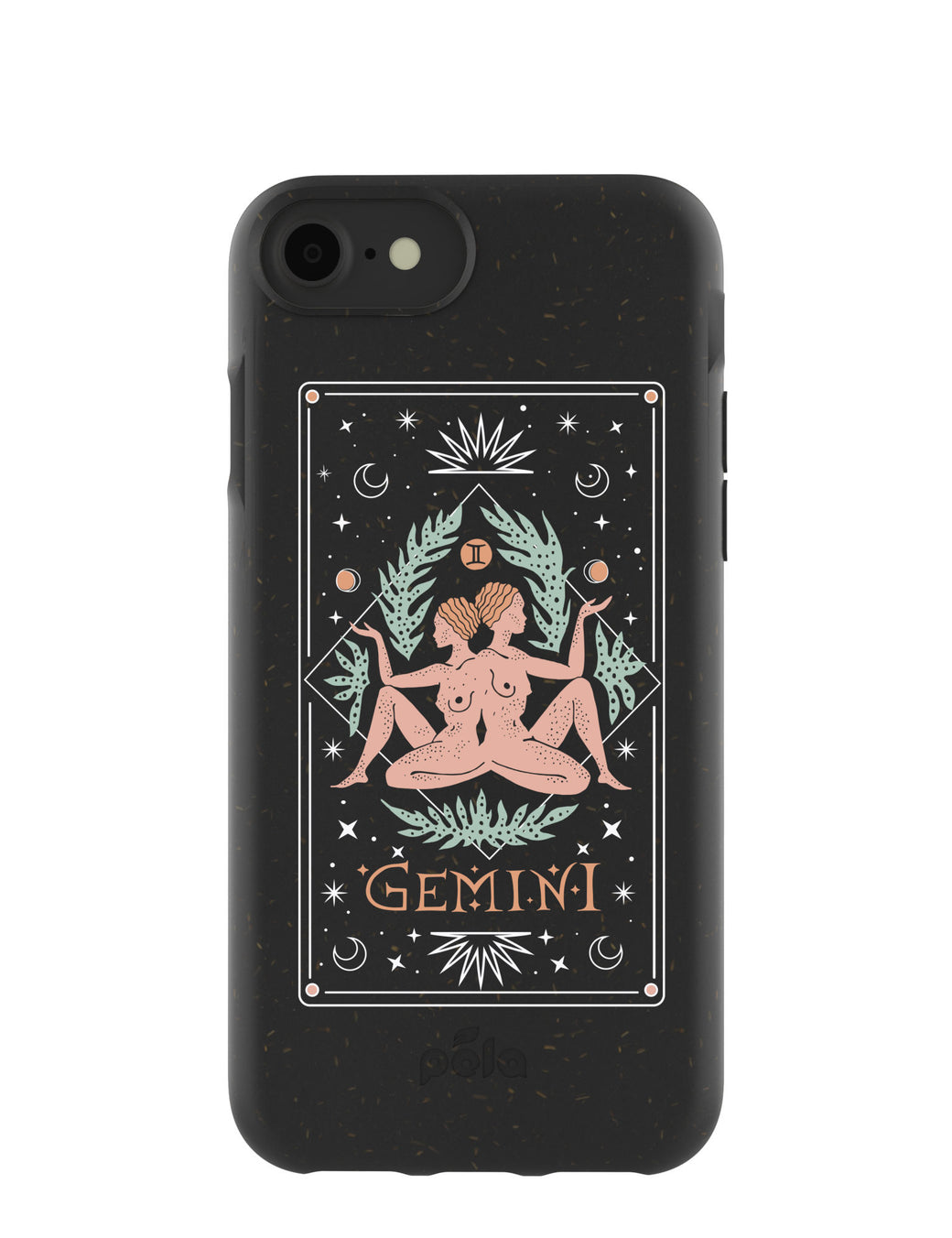 Black Gemini iPhone 6/6s/7/8/SE Case