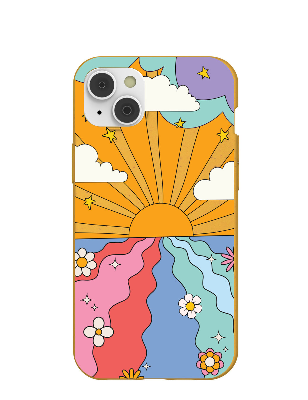 Honey Into the Sunset iPhone 14 Plus Case with MagSafe Module