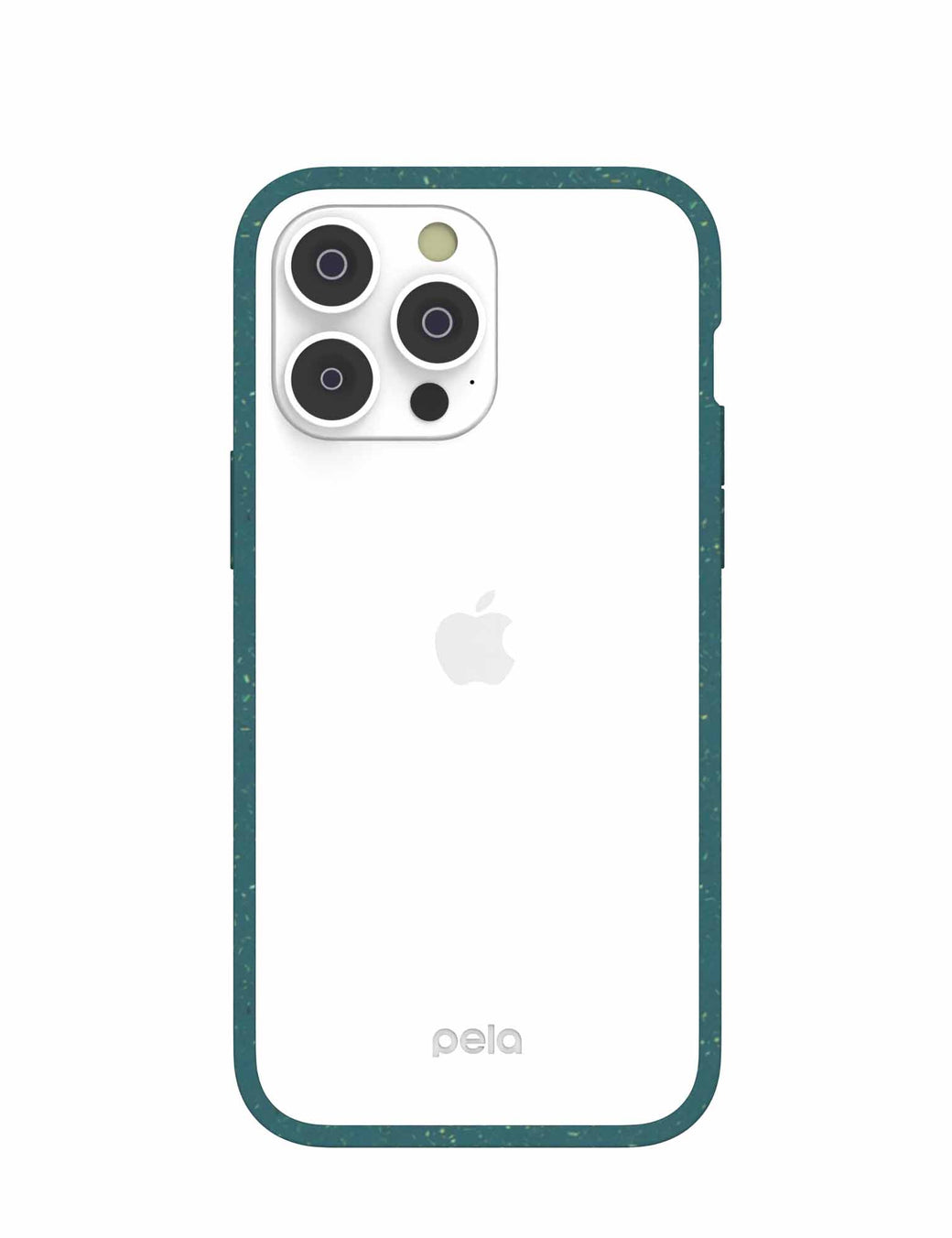 Clear iPhone 14 Pro Max Case with Green Ridge