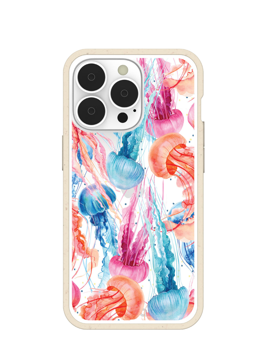 Clear Jellyfish iPhone 13 Pro Case With London Fog Ridge