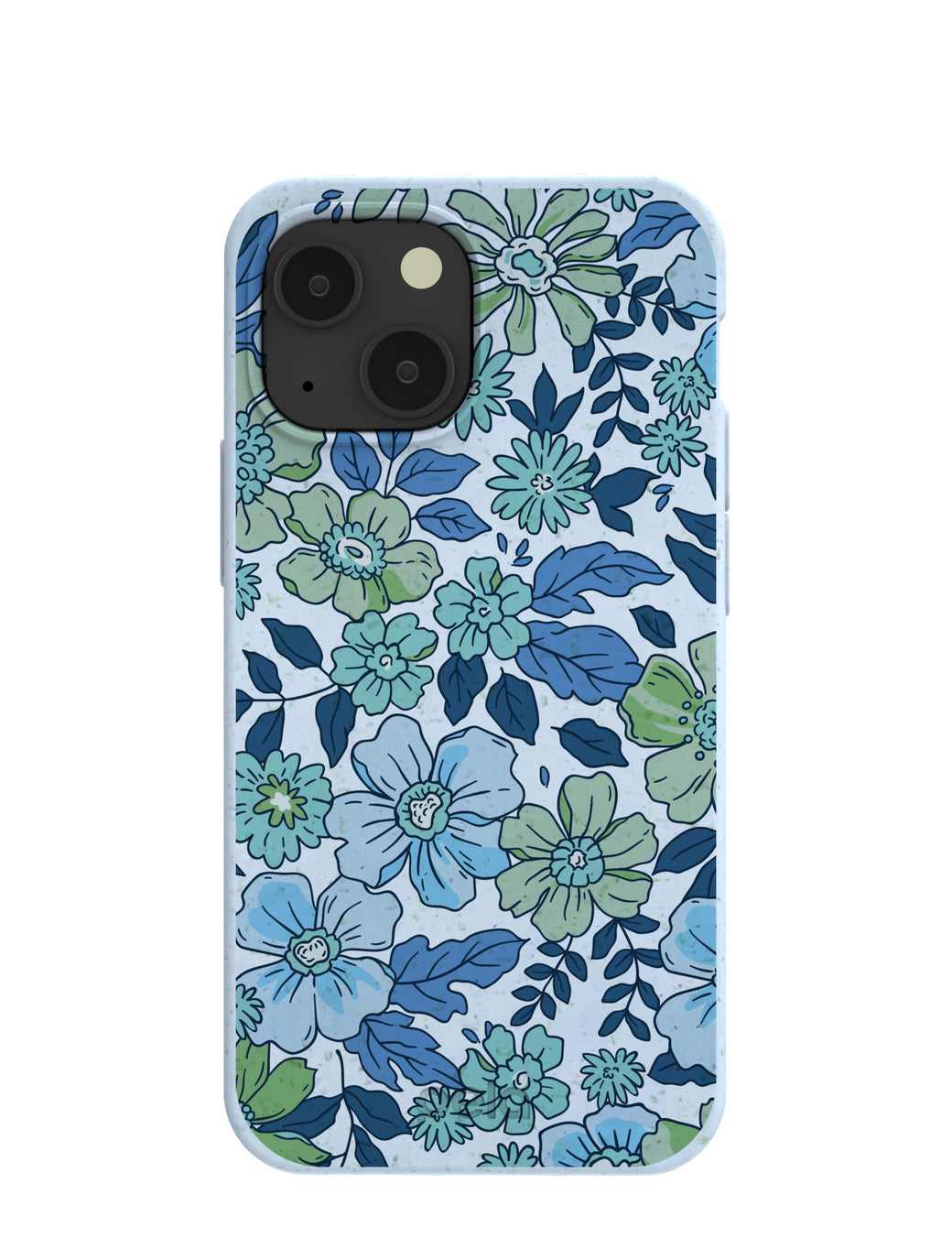 Powder Blue Liberty Florals iPhone 13 Mini Case