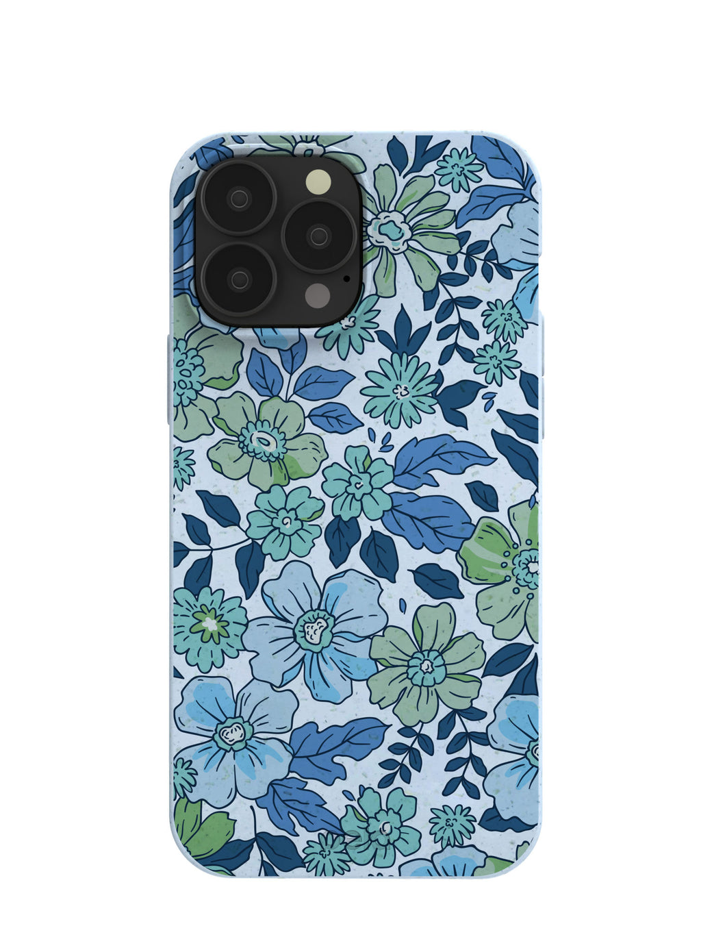 Powder Blue Liberty Florals iPhone 13 Pro Max Case