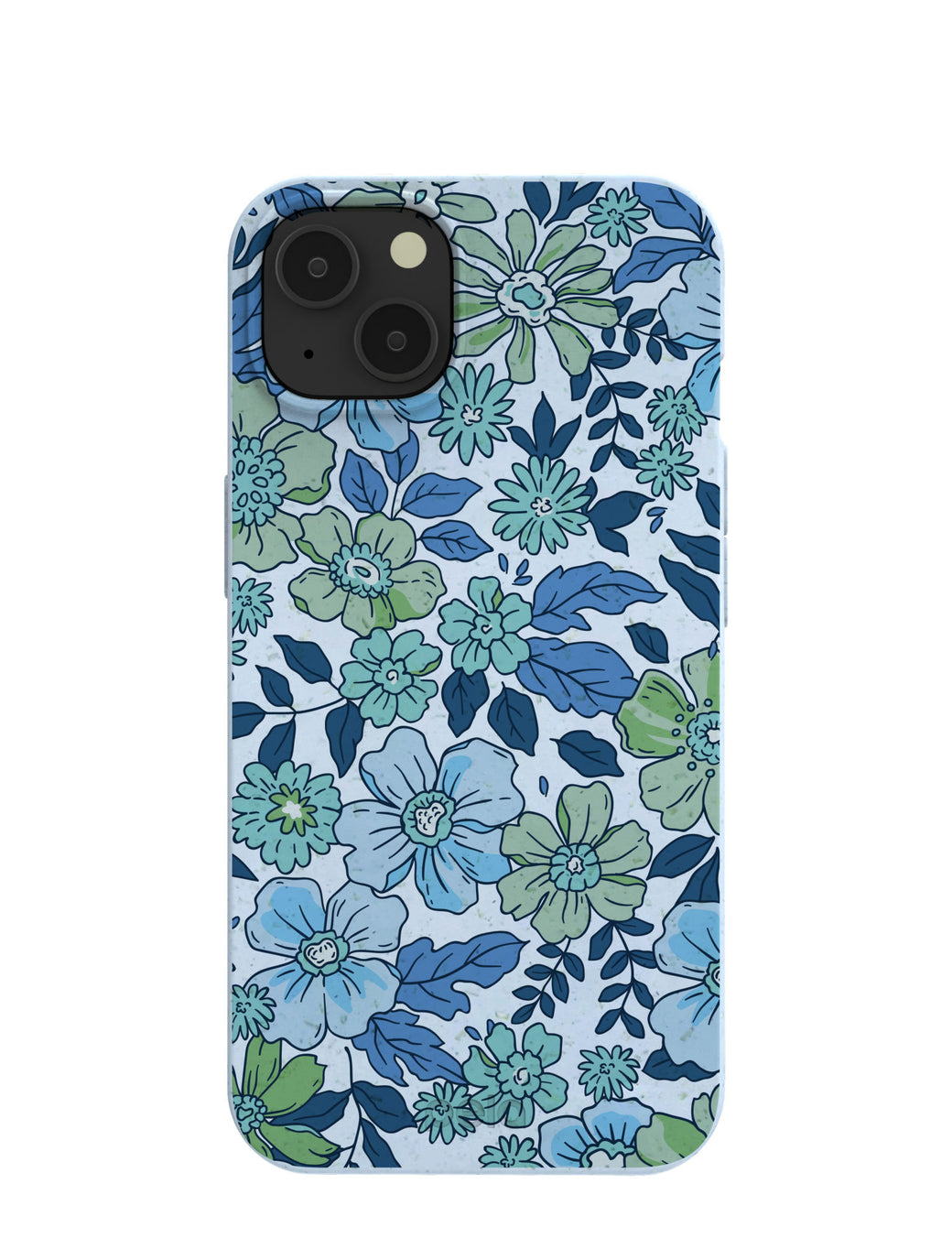Powder Blue Liberty Florals iPhone 13 Case