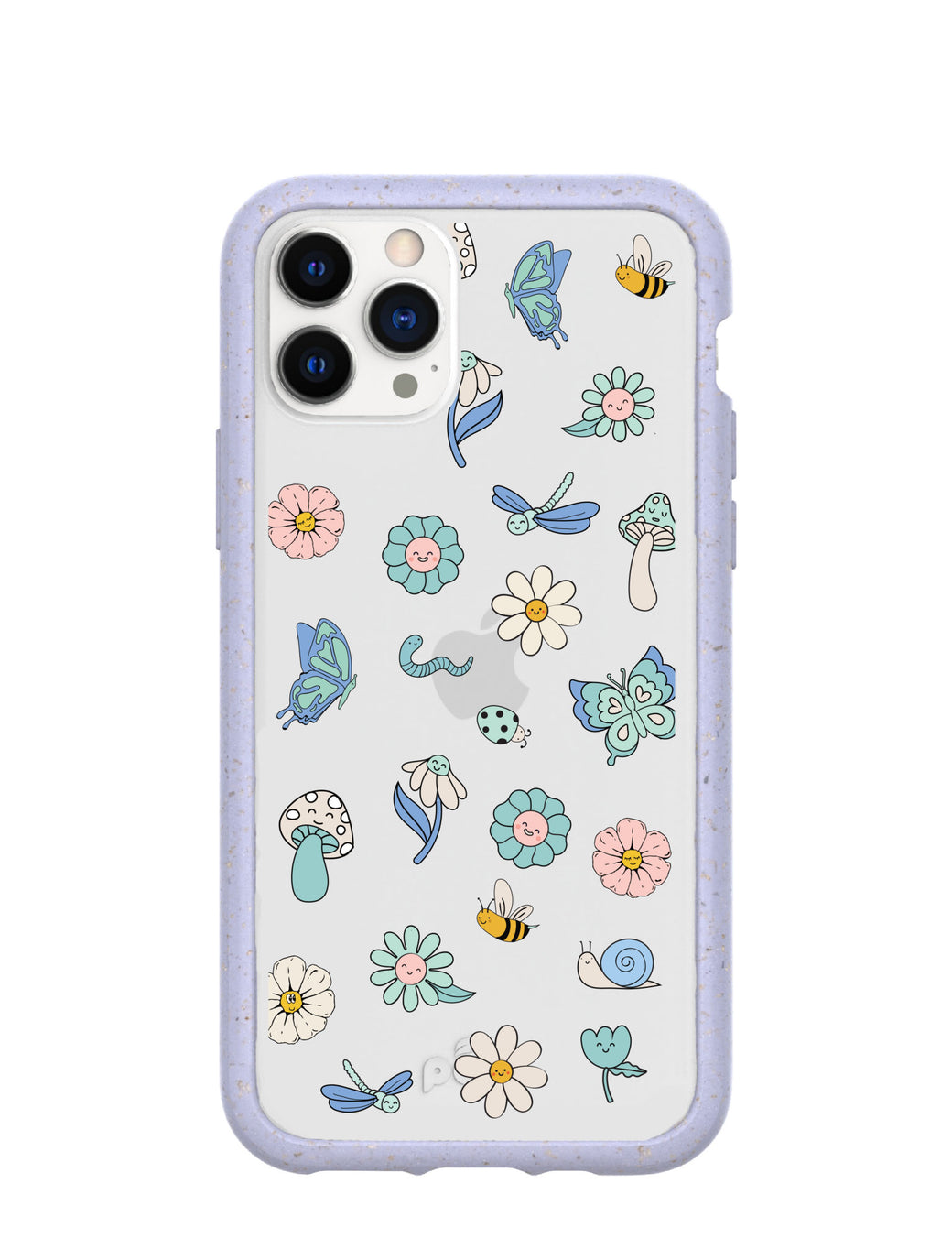 Clear Little Friends iPhone 11 Pro Case With Lavender Ridge