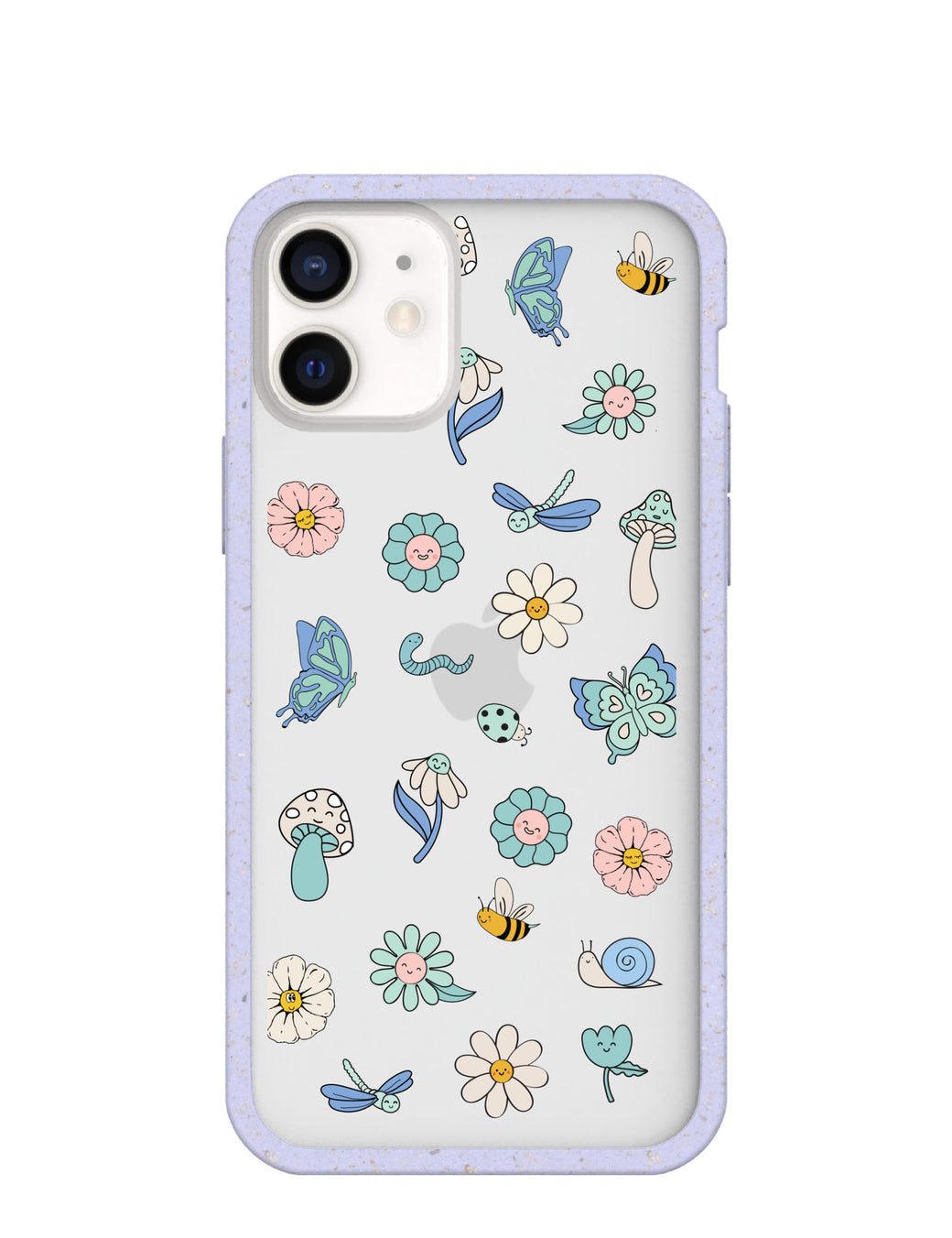 Clear Little Friends iPhone 12 Mini Case With Lavender Ridge