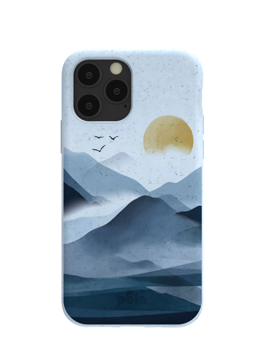 Powder Blue Misty Mountains iPhone 11 Pro Case