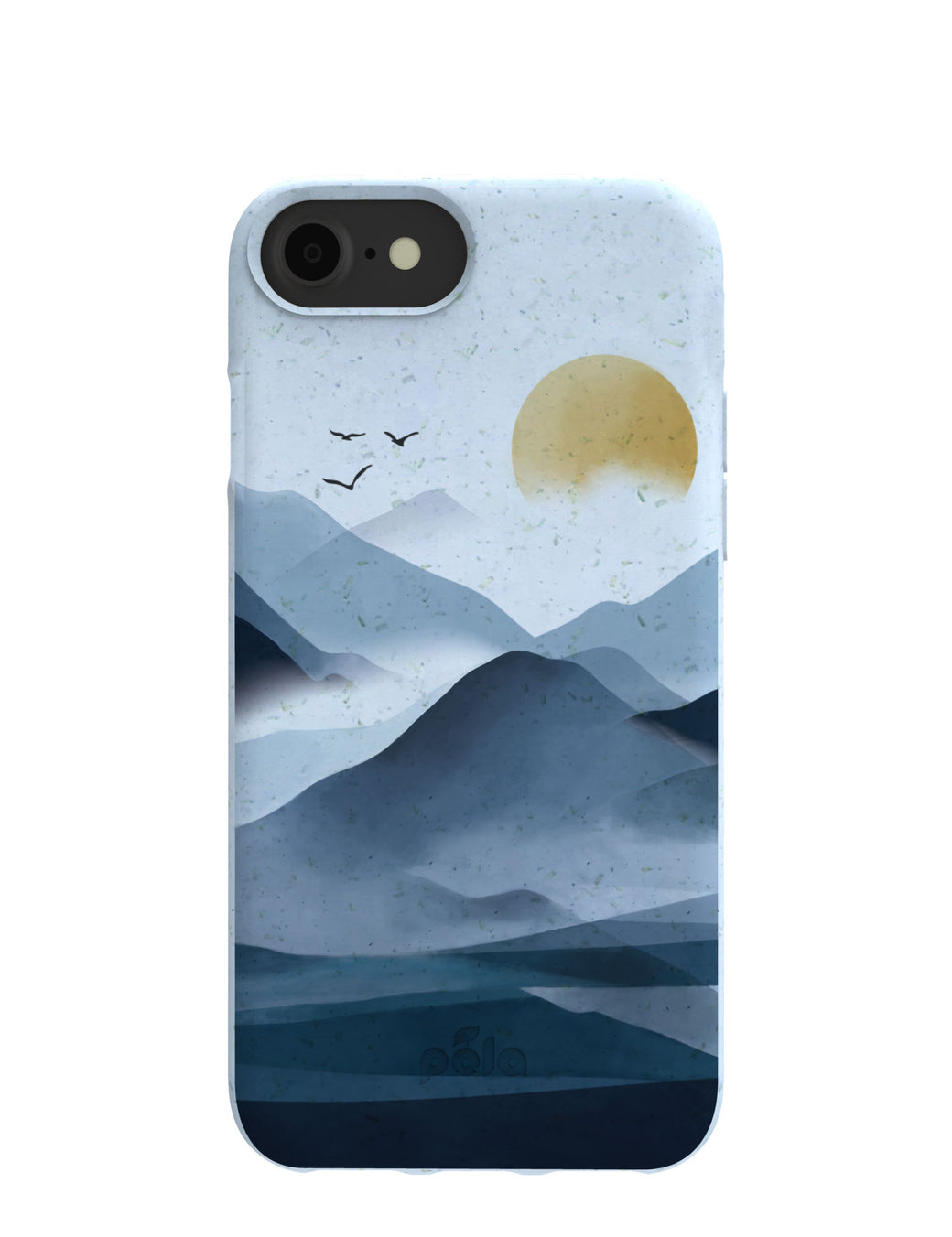 Powder Blue Misty Mountains iPhone 6/6s/7/8/SE Case