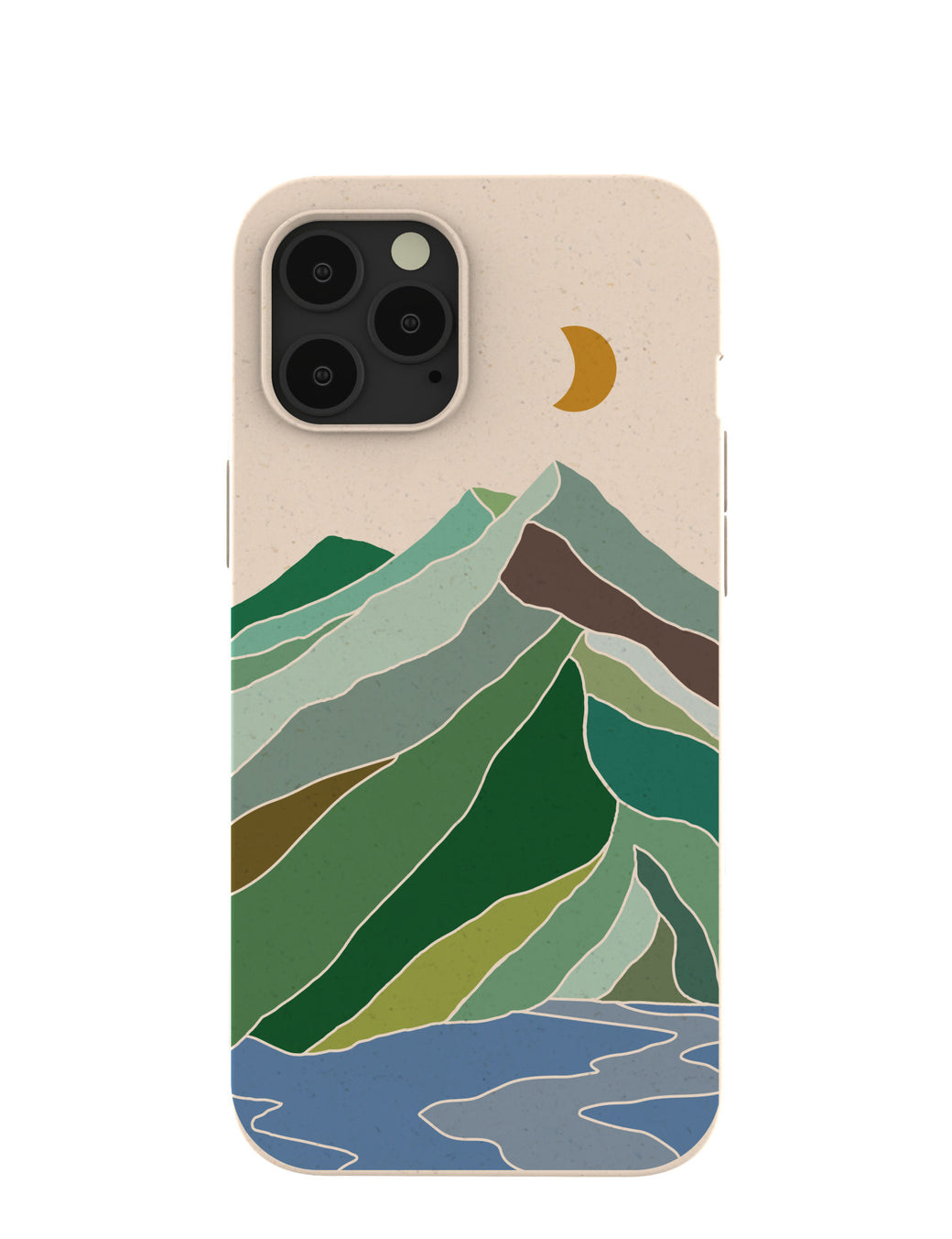 Seashell Mountain Sketch iPhone 12 Pro Max Case