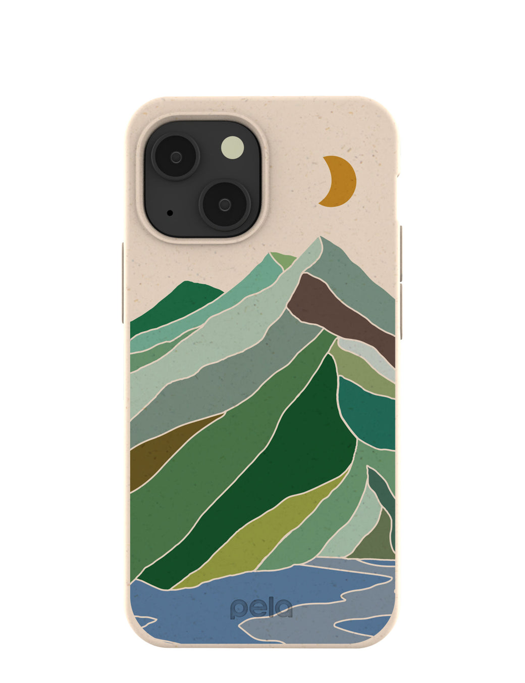 Seashell Mountain Sketch iPhone 13 Mini Case