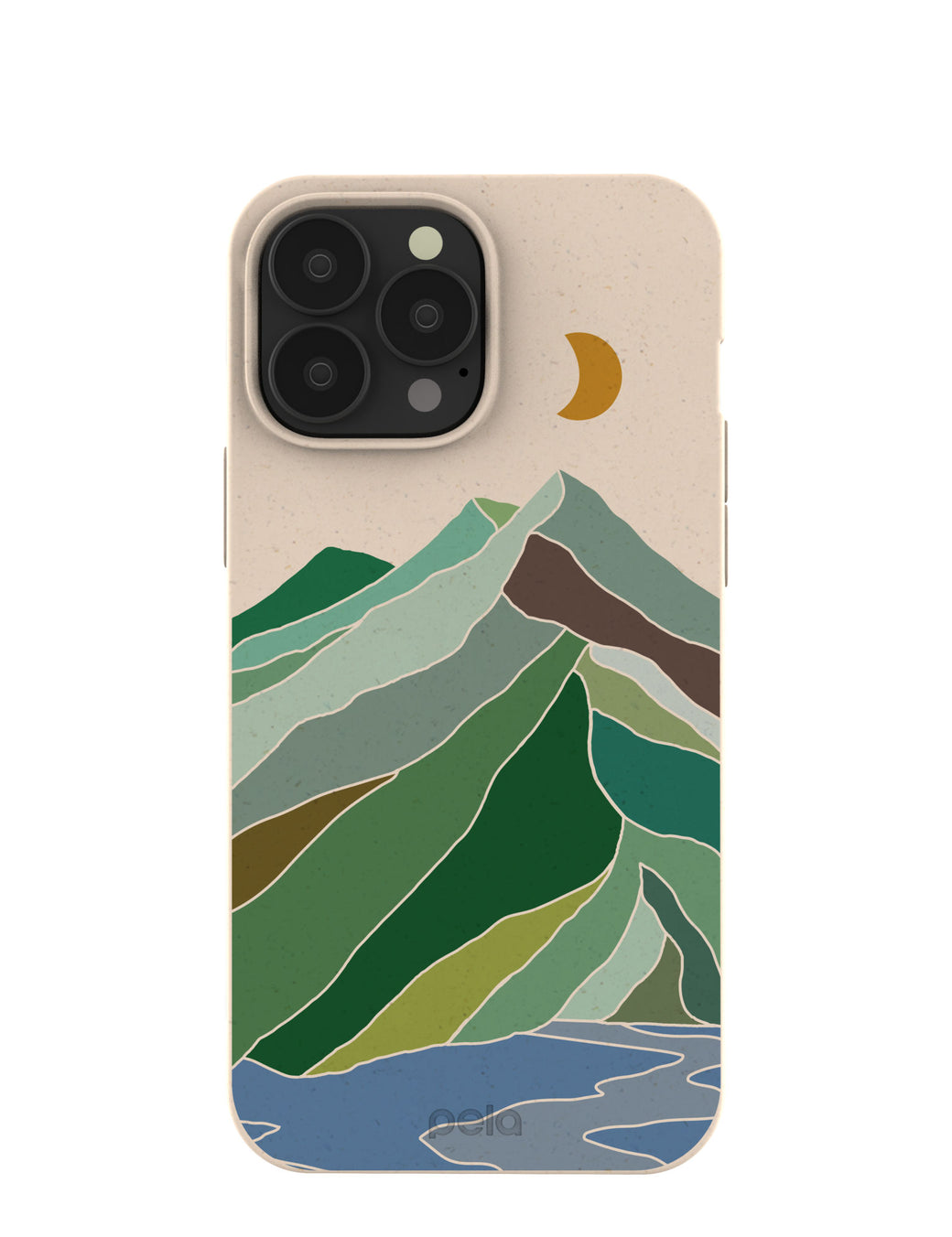 Seashell Mountain Sketch iPhone 13 Pro Max Case
