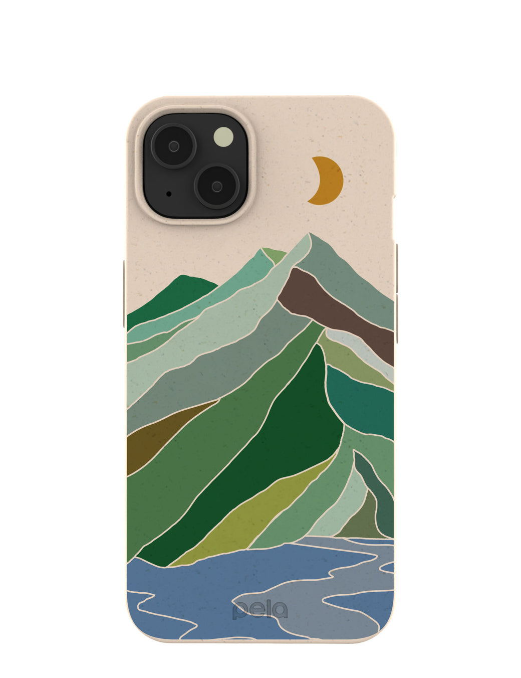 Seashell Mountain Sketch iPhone 13 Case