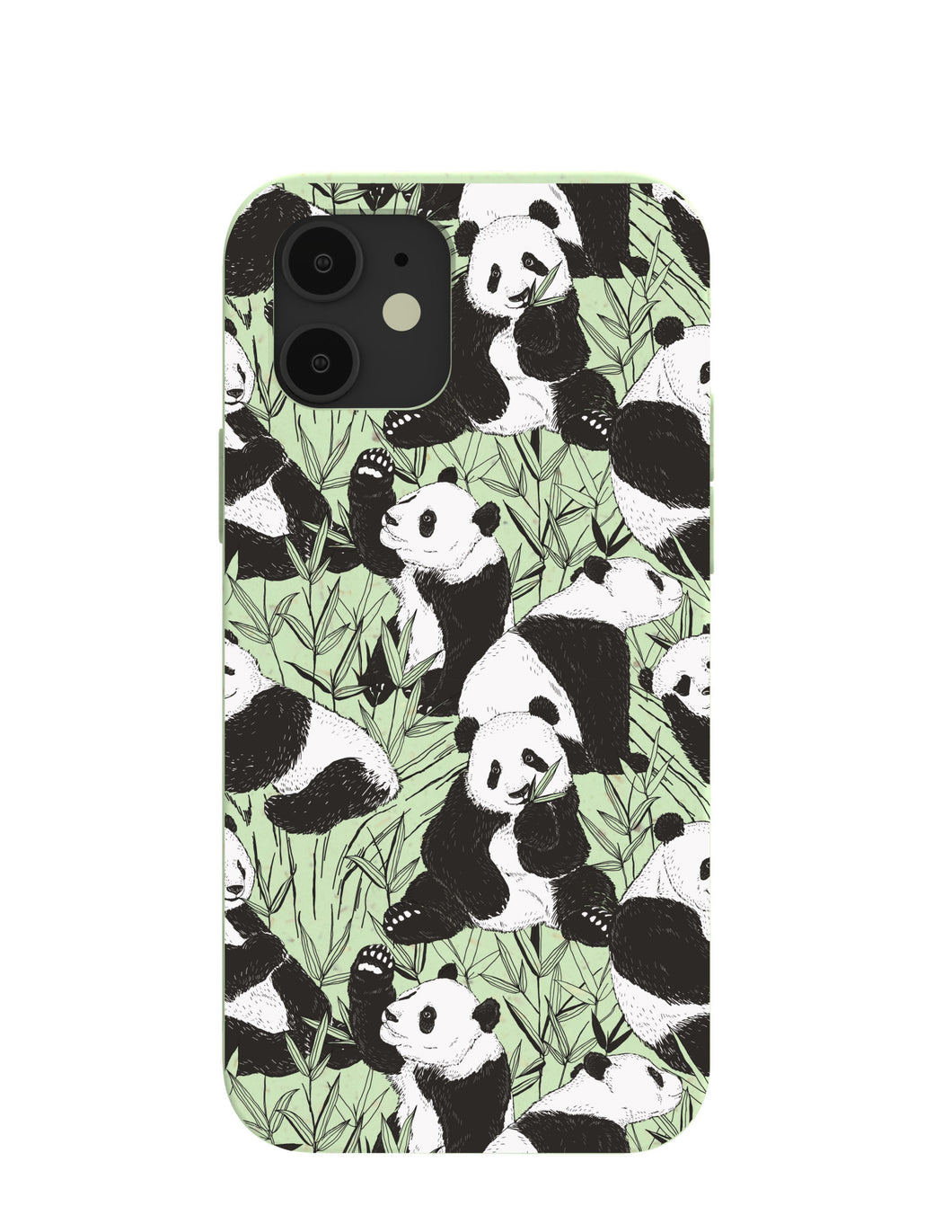 Sage Green Pandamonium iPhone 12/ iPhone 12 Pro Case