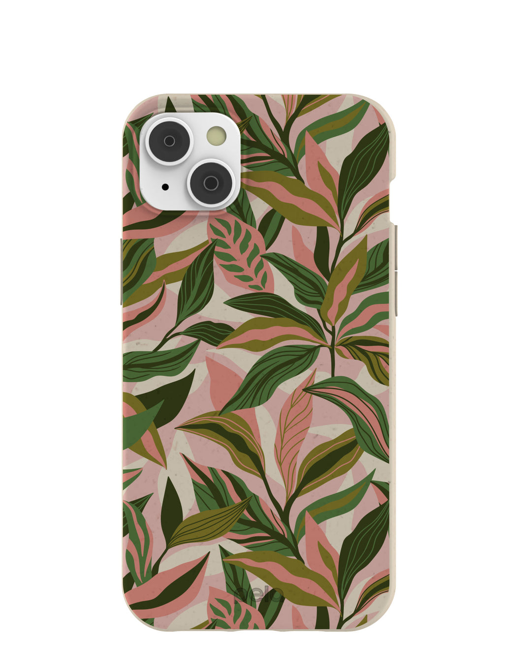 London Fog Pink Botanics iPhone 14 Plus Case with MagSafe Module