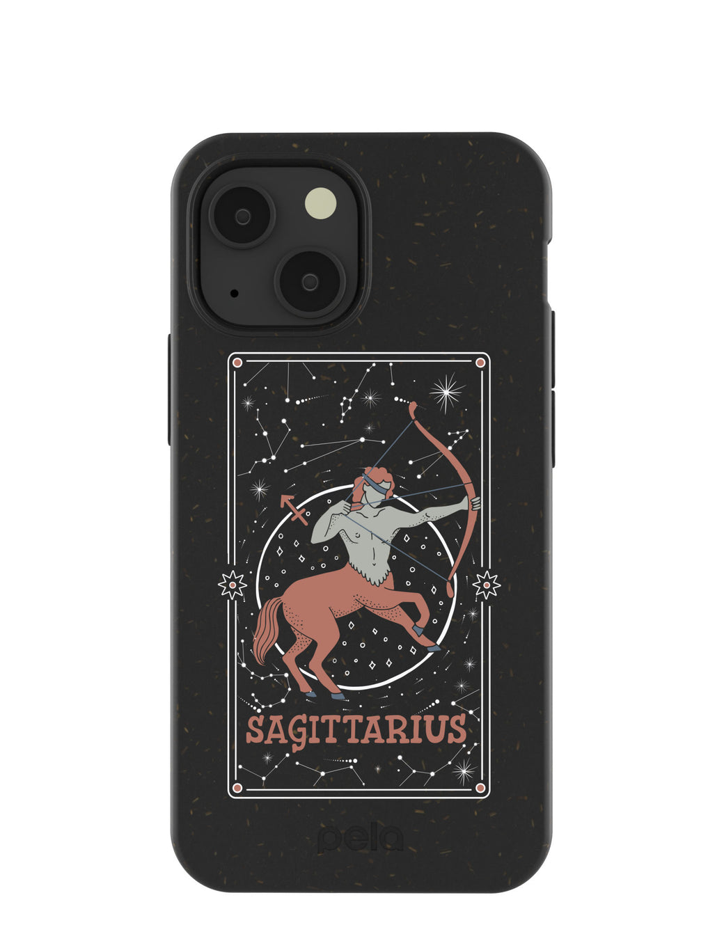 Black Sagittarius iPhone 13 Mini Case