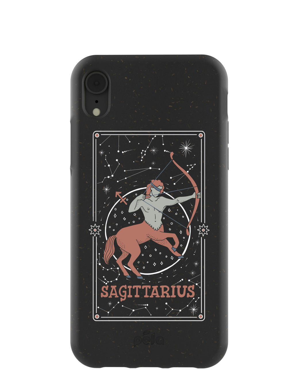 Black Sagittarius iPhone XR Case