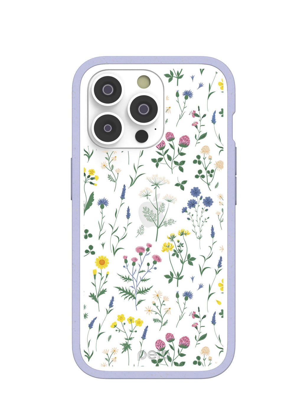Clear Shadow Blooms iPhone 14 Pro Case With Lavender Ridge