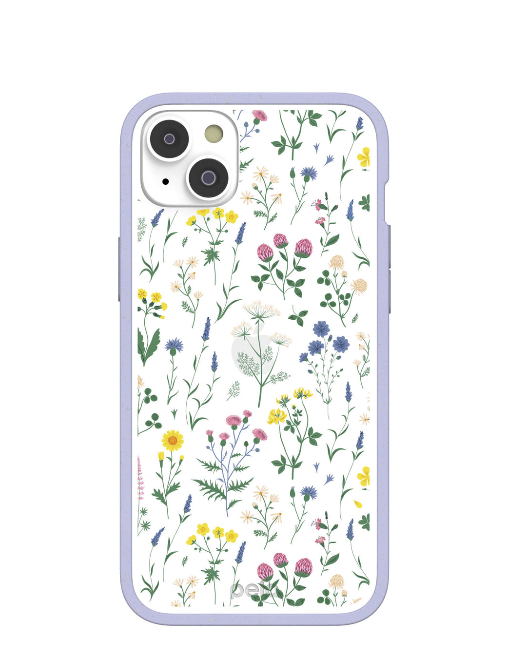 Clear Shadow Blooms iPhone 14 Plus Case With Lavender Ridge