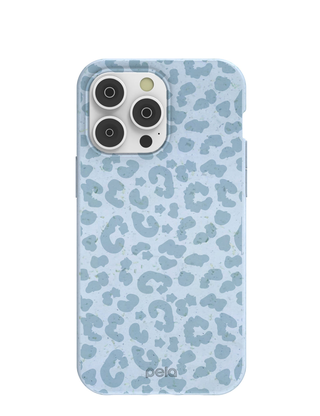 Powder Blue Sky Leopard iPhone 14 Pro Max Case with MagSafe Module