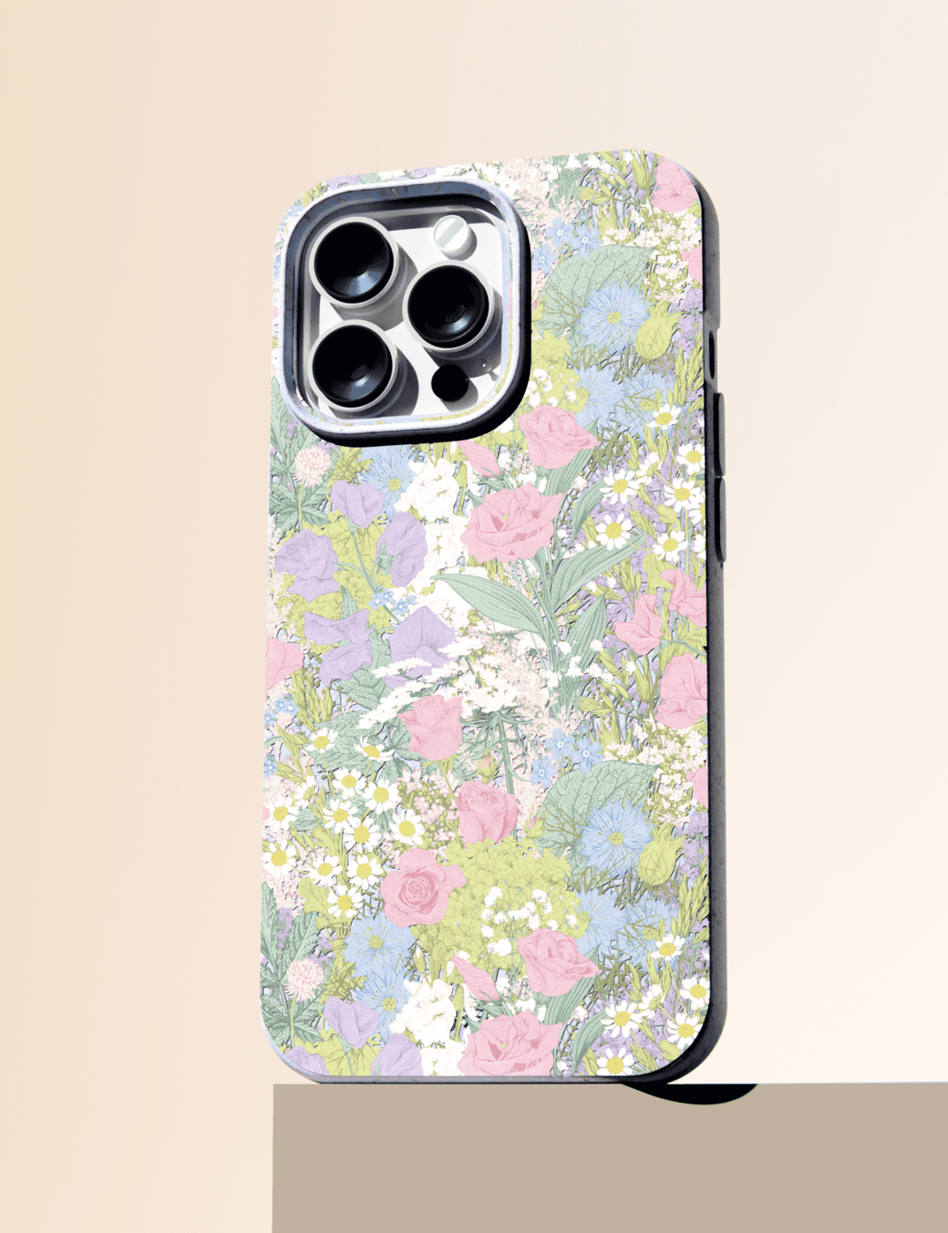 Lavender Pastel fields iPhone 14 Pro Case with MagSafe Module