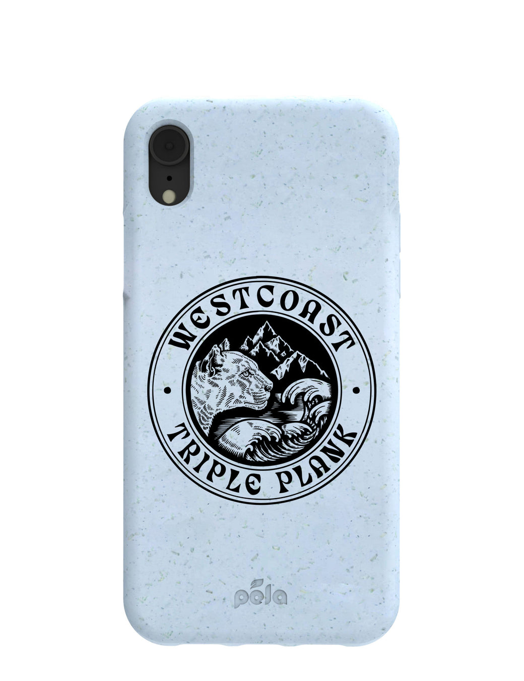 Powder Blue West Coast Triple Plank Badge of Honor iPhone XR Case