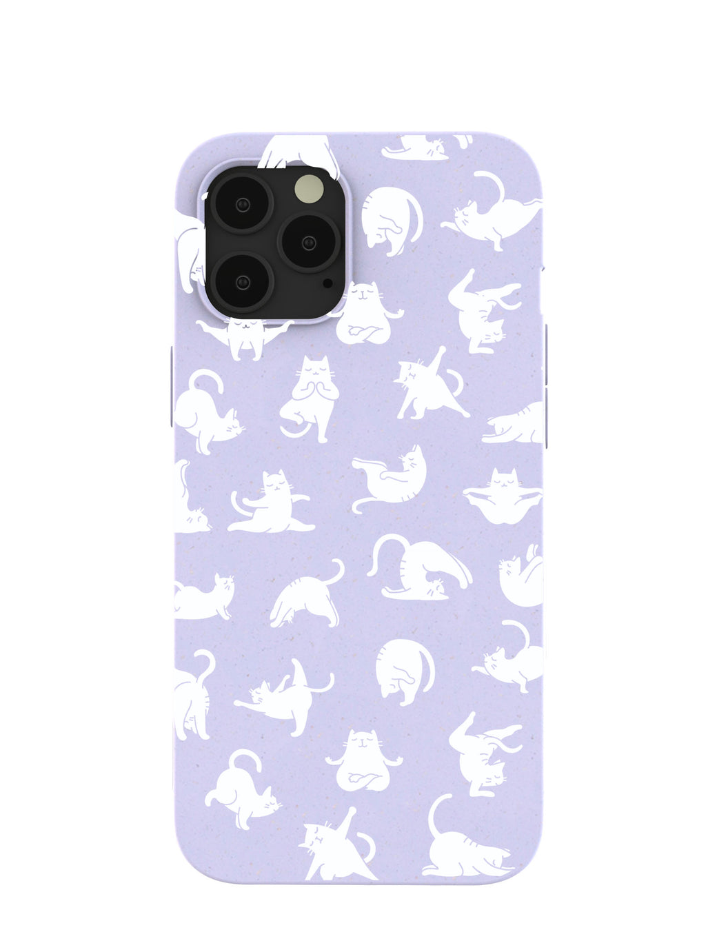 Lavender Yoga Cat iPhone 12 Pro Max Case