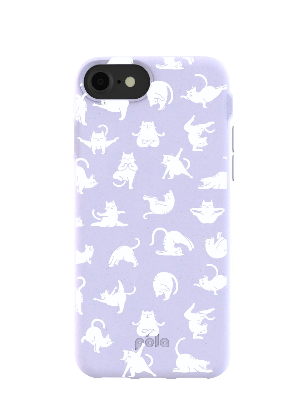 Lavender Yoga Cat iPhone 6/6s/7/8/SE Case