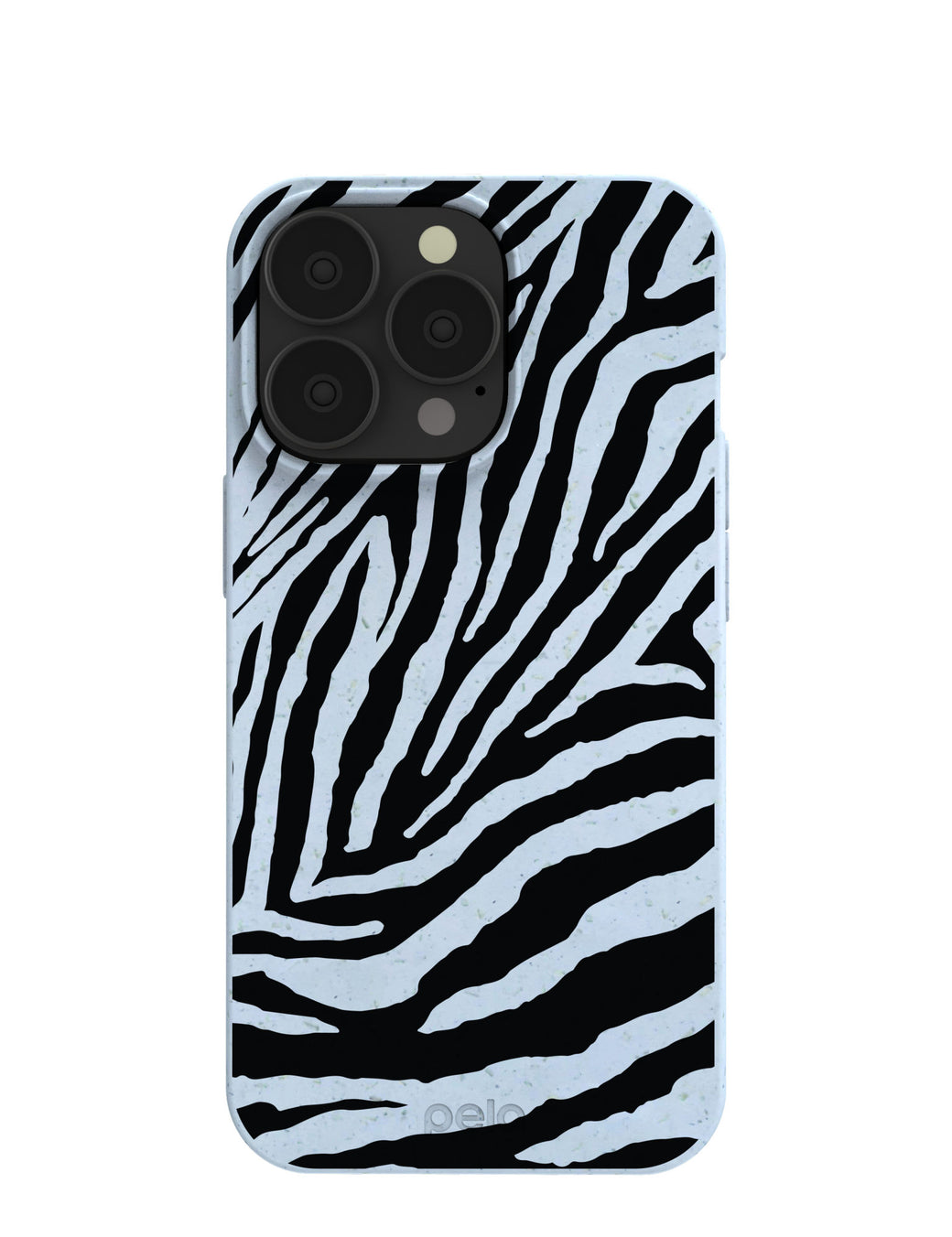 Powder Blue Zebra iPhone 13 Pro Case