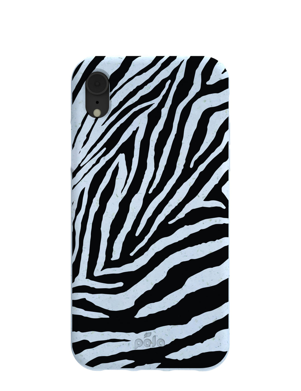 Powder Blue Zebra iPhone XR Case